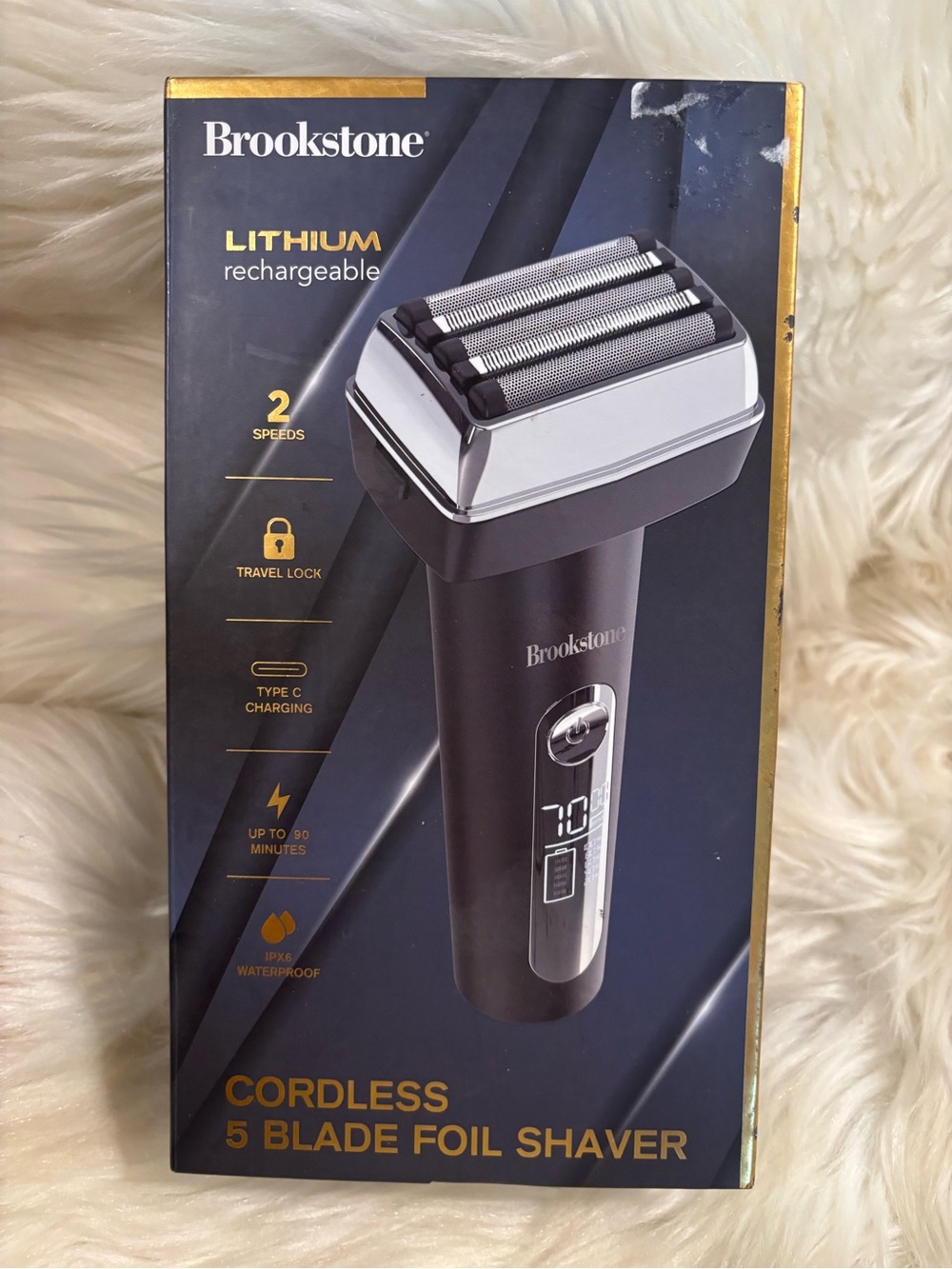 Brookstone Electric Foil Face Shaver 5-Blade
Electric Razor for Men